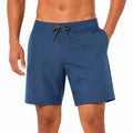 Herren Badeshorts Größe M dunkelblau mit Kordelzug und Seitentaschen