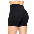 Damen Radlerhose Größe M aus Stretchstoff Schwarz mit hohem Bund figurbetont